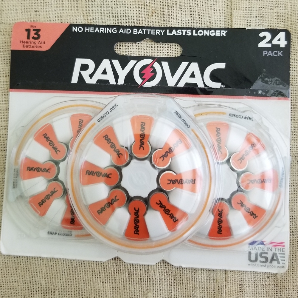 NWOT Rayovac 24 Ct.Heading Aids Batteries
